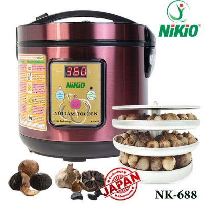 Nồi làm tỏi đen gia đình Nikio NK 688 - Đỏ tím, 5L